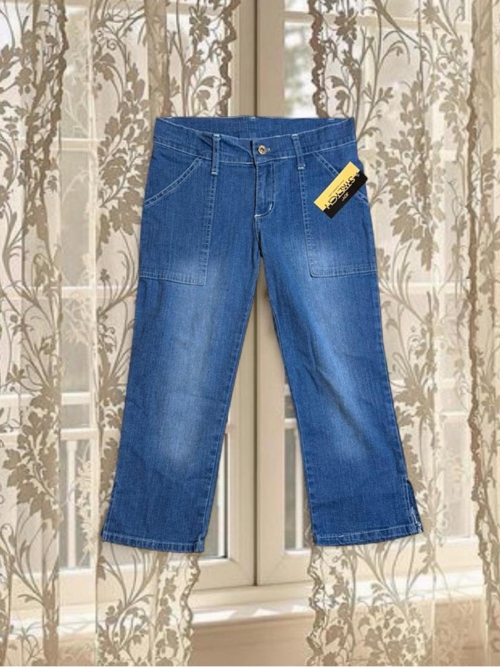 Vintage Y2K Deadstock Denim Low-rise Capri Pants BNWT